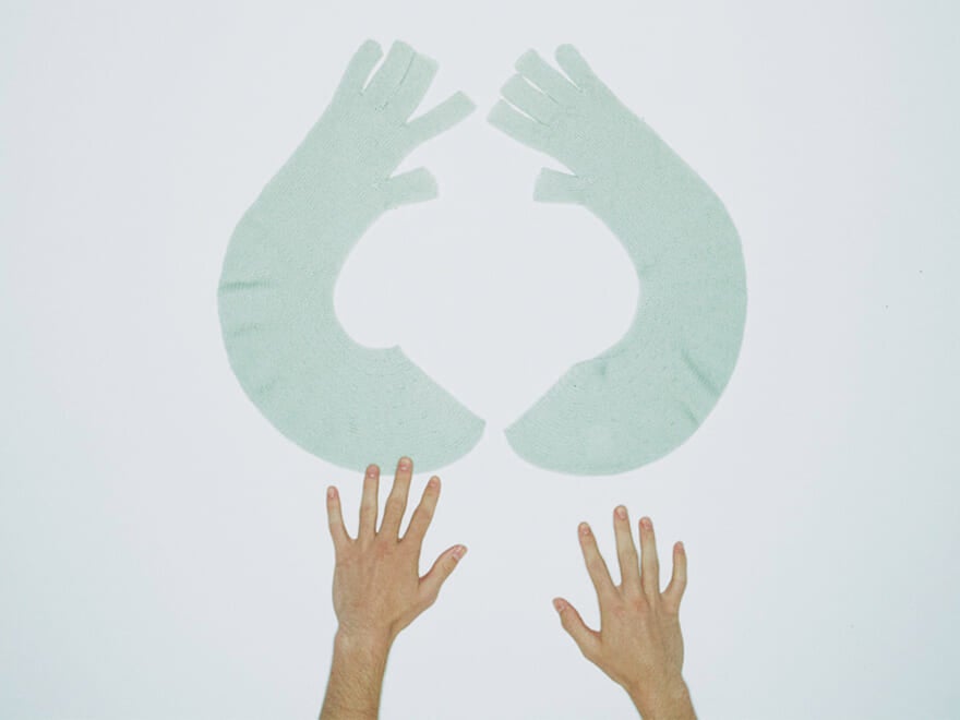 HOMME PLISS&Eacute; ISSEY MIYAKEのニットグローブ