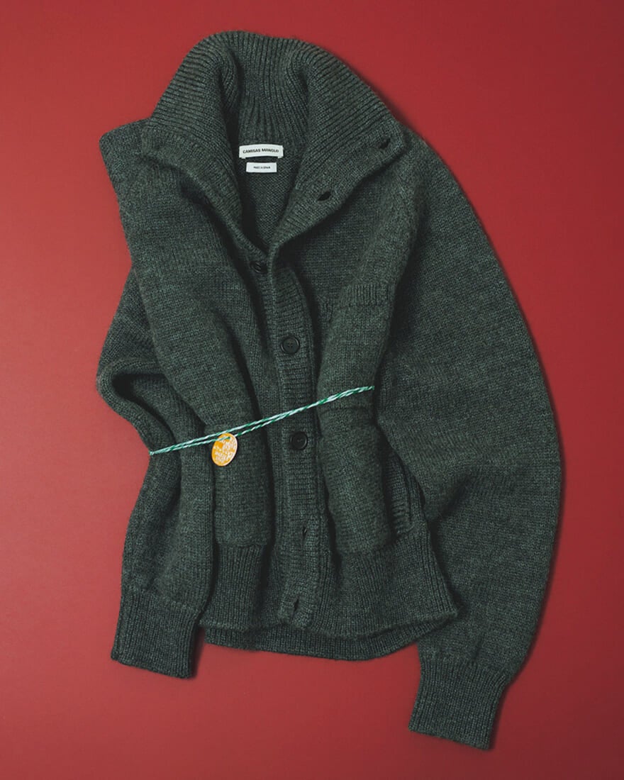 CAMISAS MANOLOのニットカーディガン