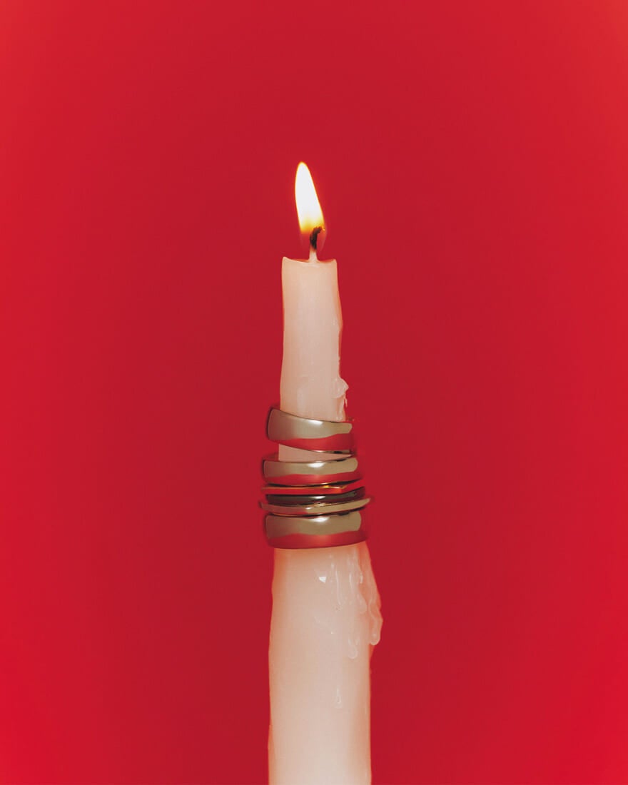 4℃ HOMME+のシルバーリング