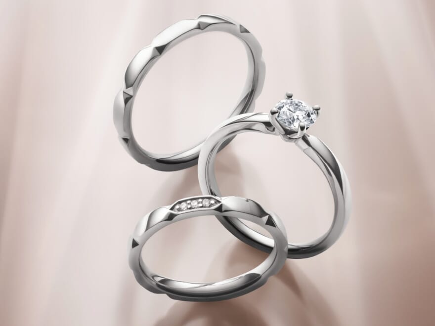 「4℃」から新作ブライダルリングが登場。ふたりの澄みわたるような想いを“Aqua Soar”の輝きと共に!