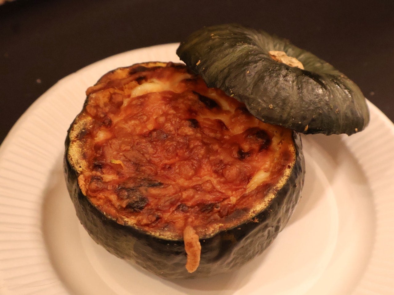 横浜赤レンガ グルメ 「まるごとかぼちゃグラタン」