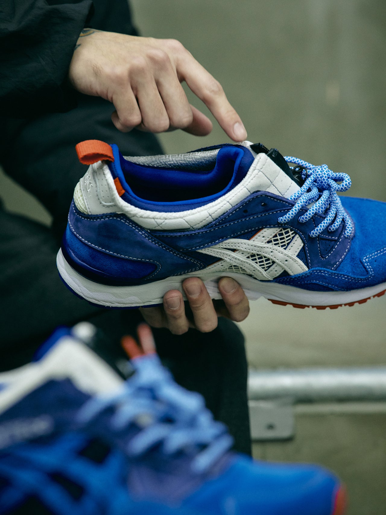 ASICS SportStyleの「GEL-LYTE ∞ GEL-LYTE ∞ “TRICO” “mita sneakers”」のコラボスニーカーのサイド