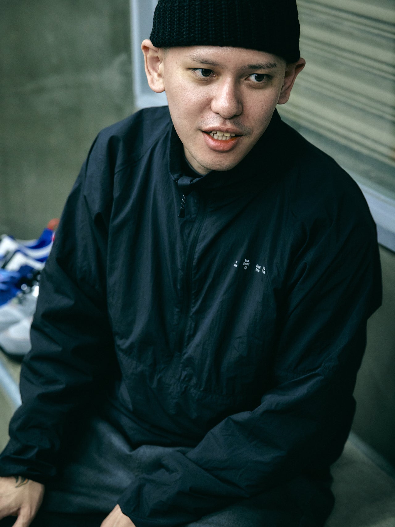 ASICS SportStyleの「GEL-LYTE ∞ GEL-LYTE ∞ “TRICO” “mita sneakers”」のコラボスニーカーと草ケ谷さん２