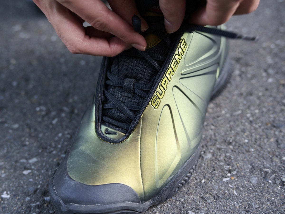 ナイキ×シュプリーム スニーカー シューレース
