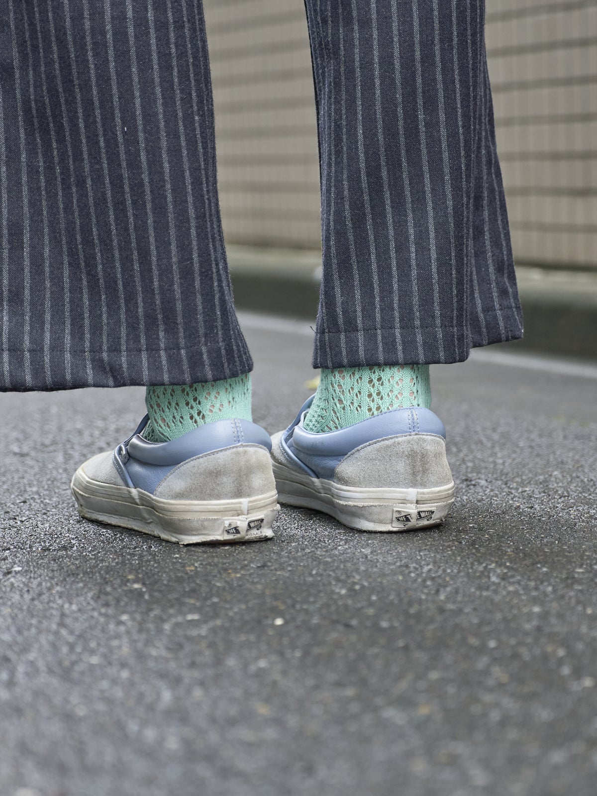 ヴァンズスリッポン　後ろから。