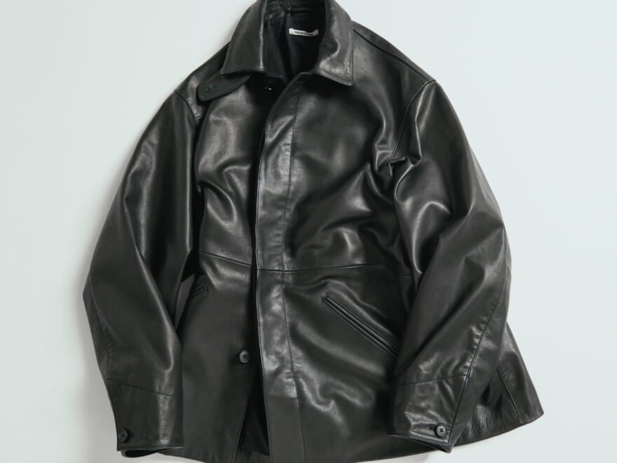 「Lee」…デニム オン デニムでさらにアメカジスタイルに。【おしゃれな人はレザーをどう着る？】