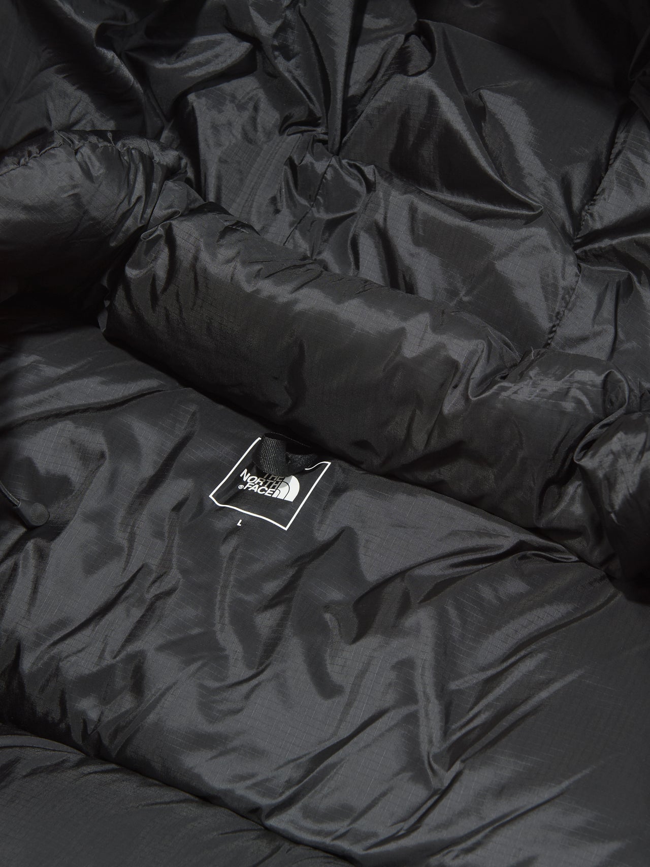ザ・ノース・フェイスのEX ビレイヤーパーカ ダウンジャケットの内襟