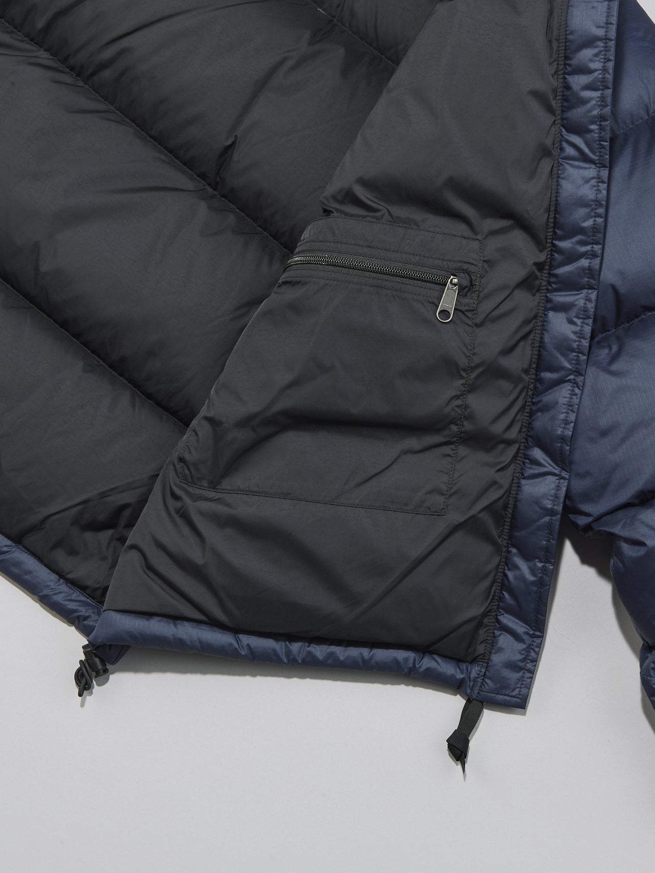 ザ・ノース・フェイスのヌプシジャケット ダウンジャケットのライニング、内ポケット