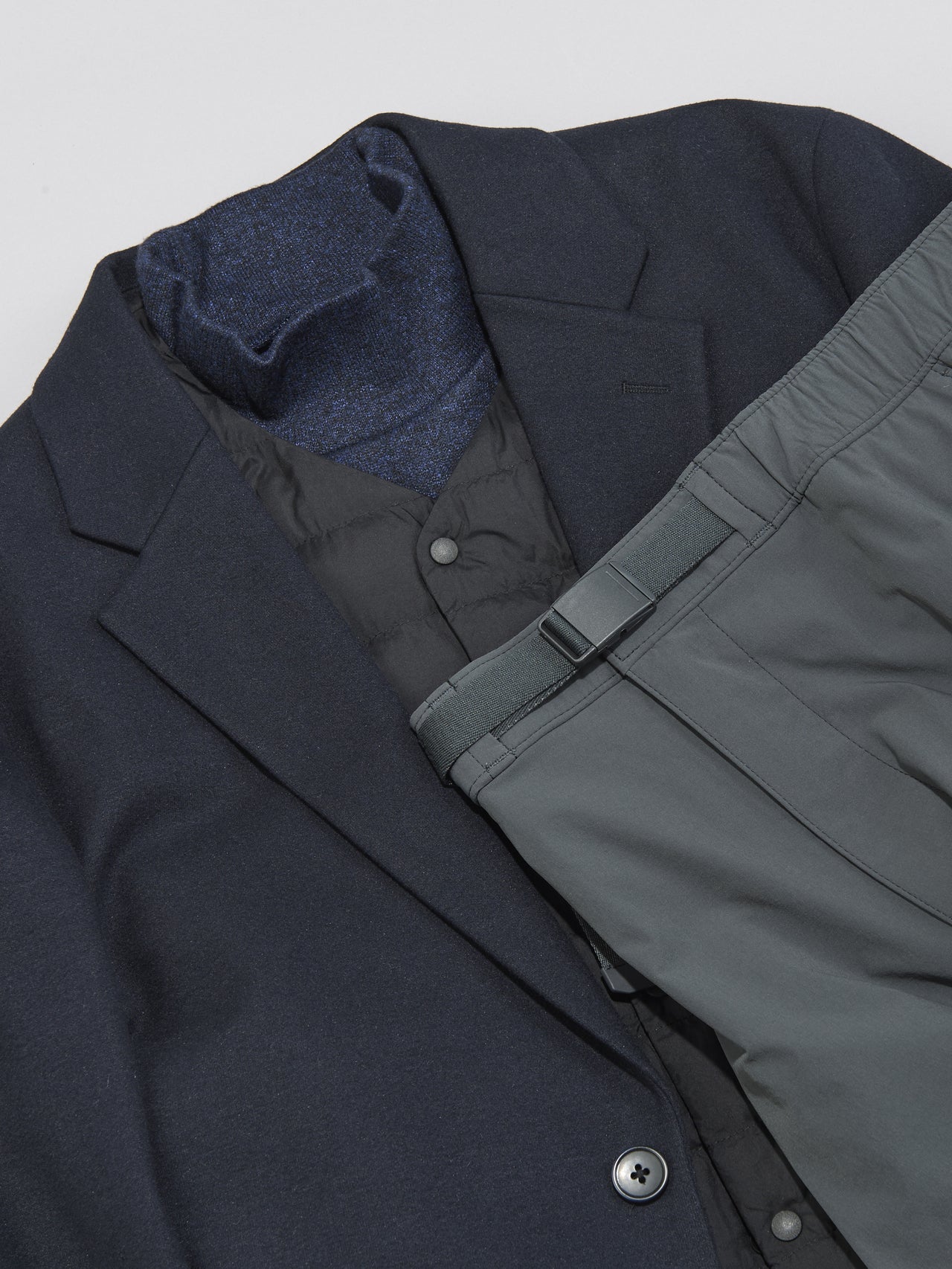 全身「ユニクロ」のアウター込みで1万円台以下の高見えコーデ①のディテール