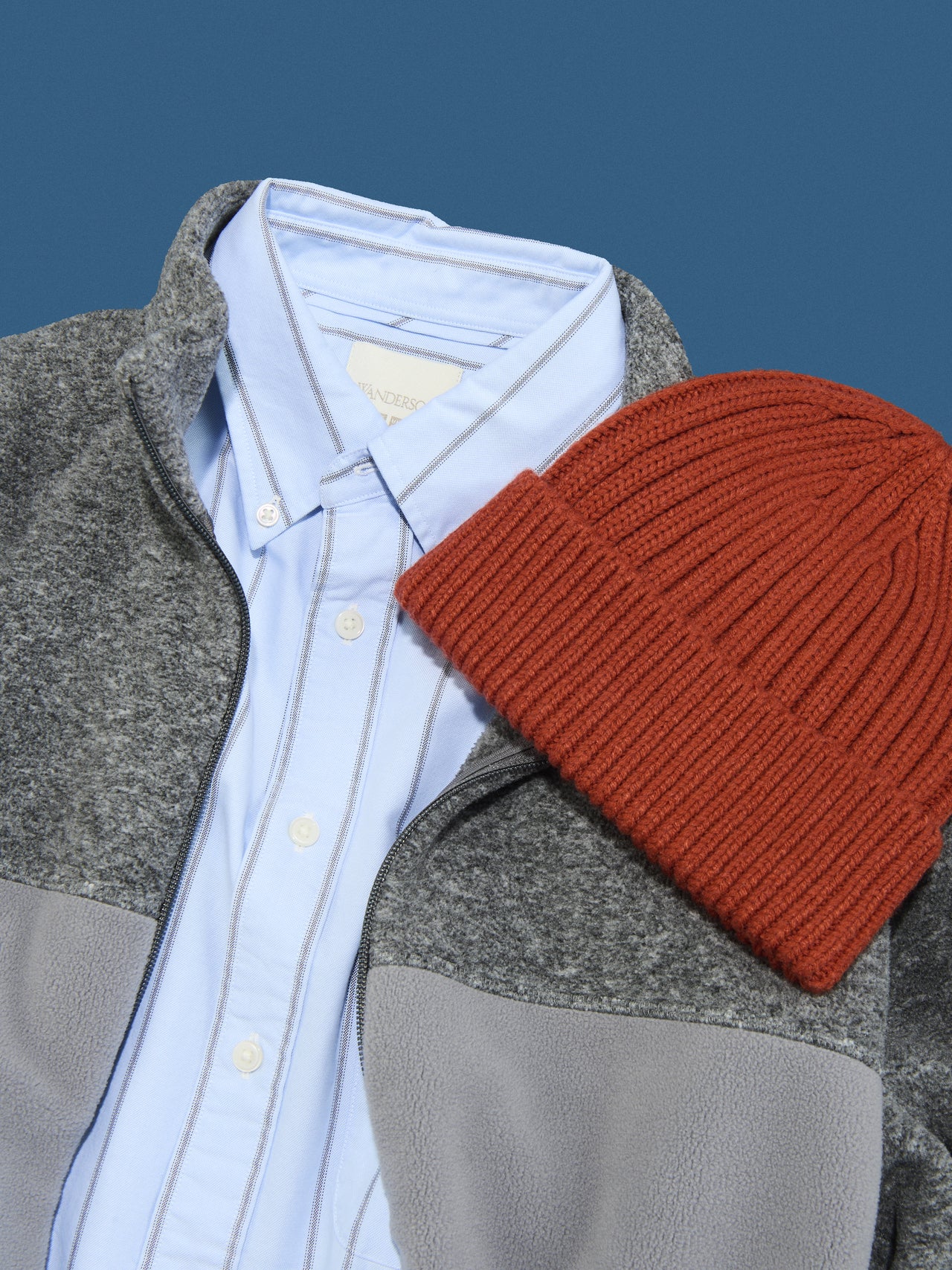 「ユニクロ」フリースの高見えコーデ③のディテール