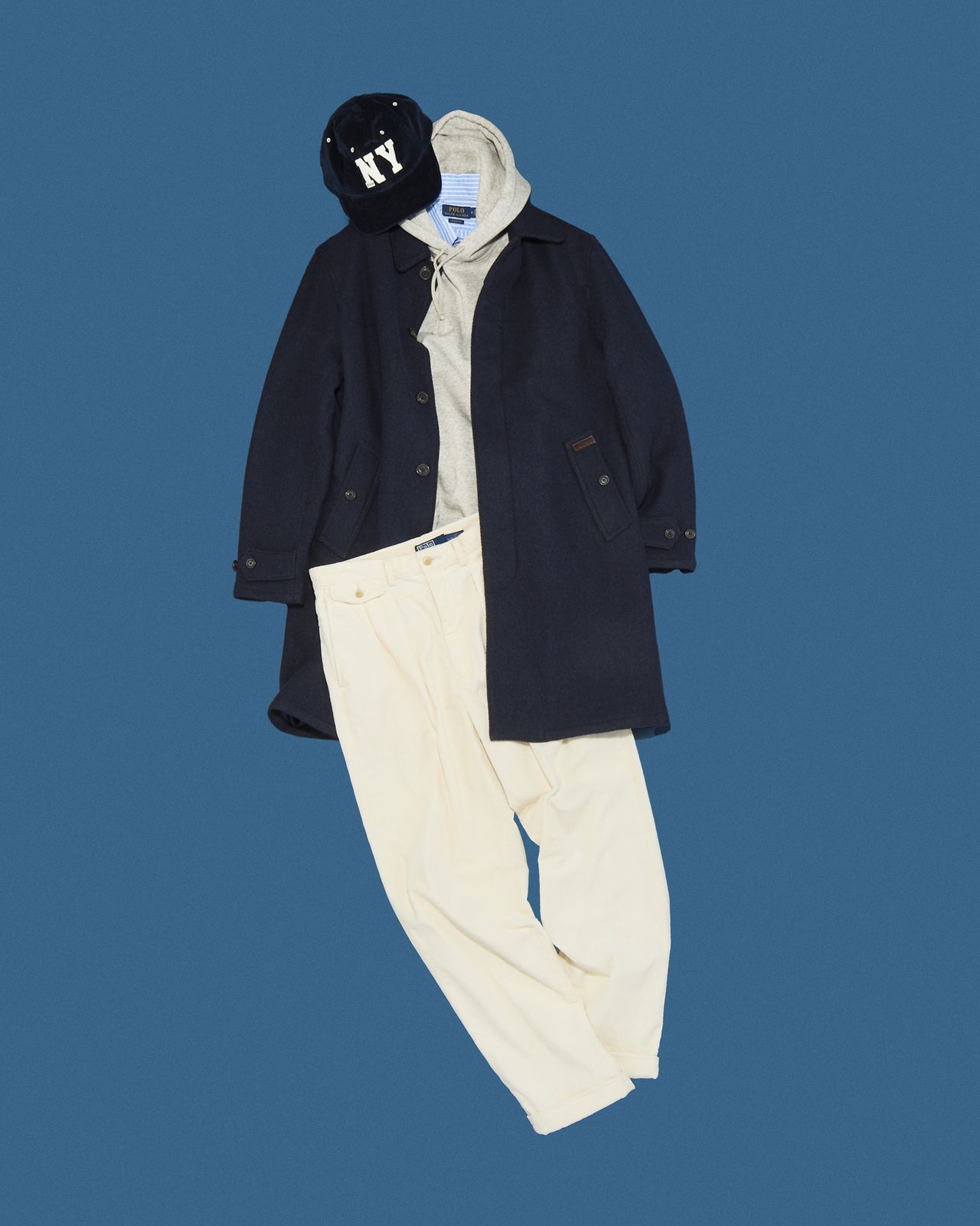 ポロ ラルフ ローレンのアウターの正解着こなし①
