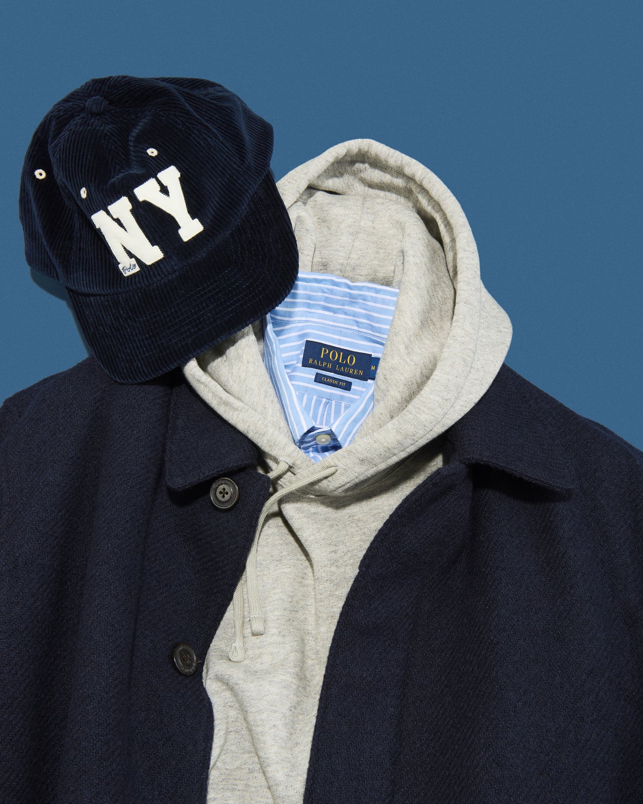 ポロ ラルフ ローレンのアウターの正解着こなし①のディテール
