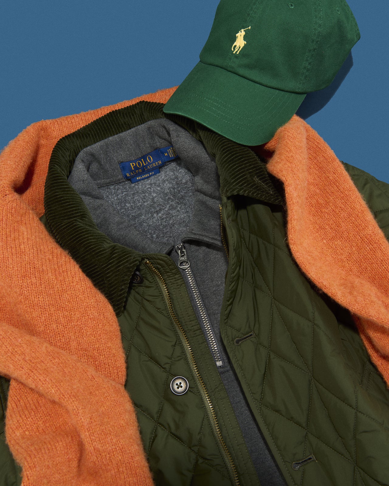 ポロ ラルフ ローレンのコートの正解着こなし②のディテール