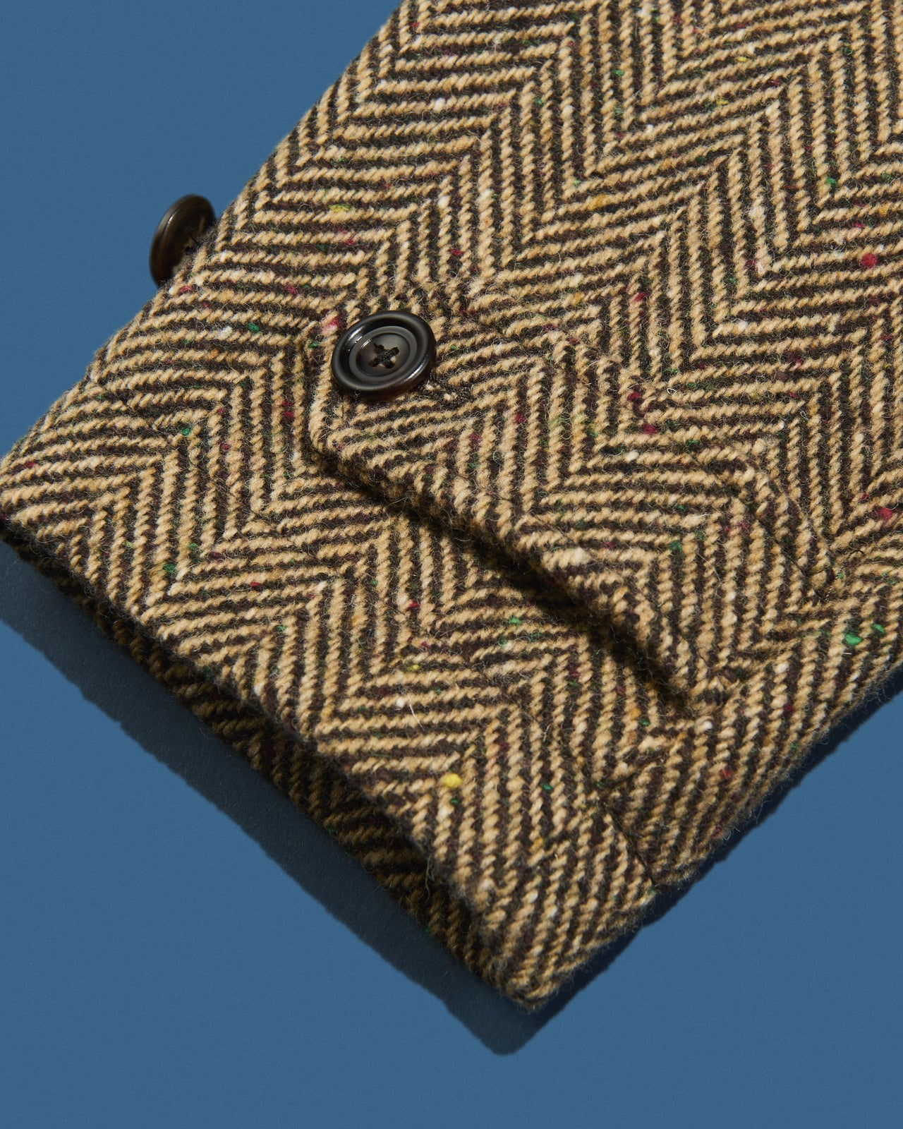 ポロ ラルフ ローレンのドネガル ツイード バルマカーン コートの袖