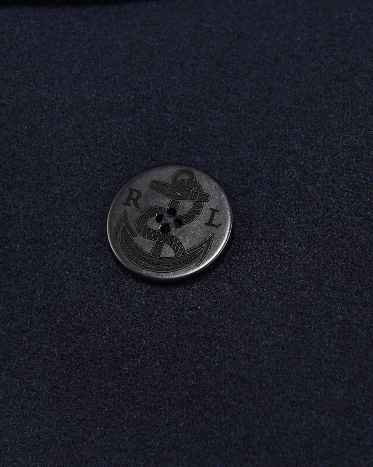 ポロ ラルフ ローレンのPolo ウールブレンド メルトン ピーコートのボタン