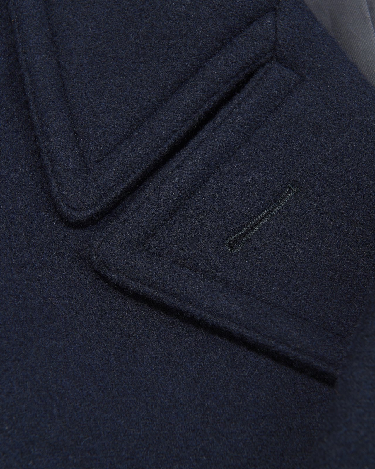 ポロ ラルフ ローレンのPolo ウールブレンド メルトン ピーコートの襟