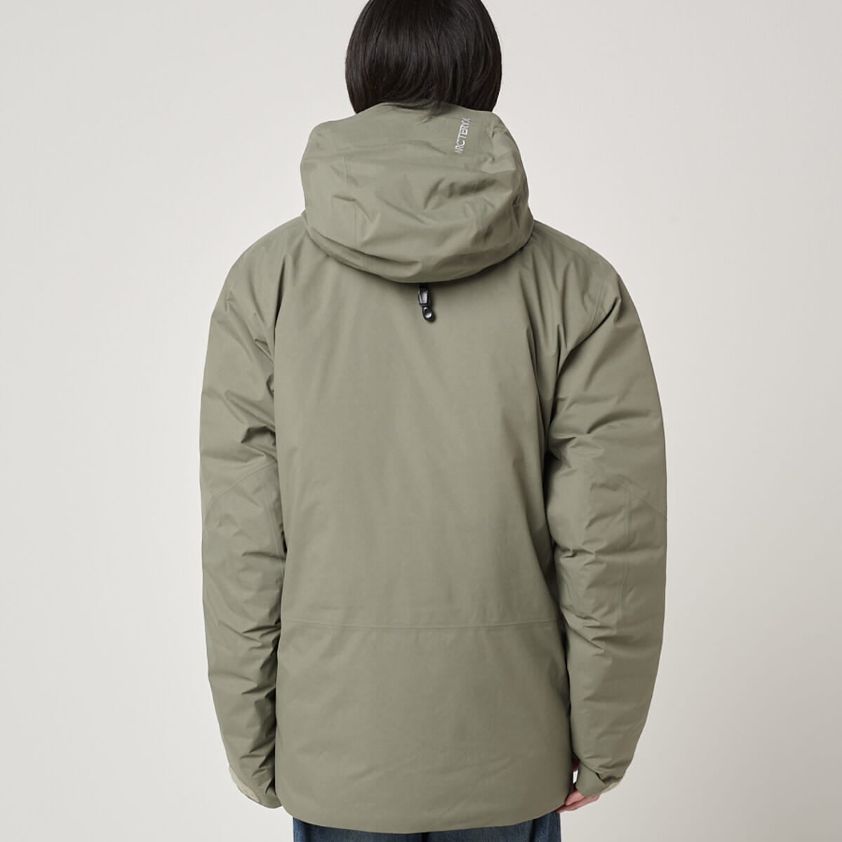 アークテリクスのベータ ダウン ジャケットの着用のバック