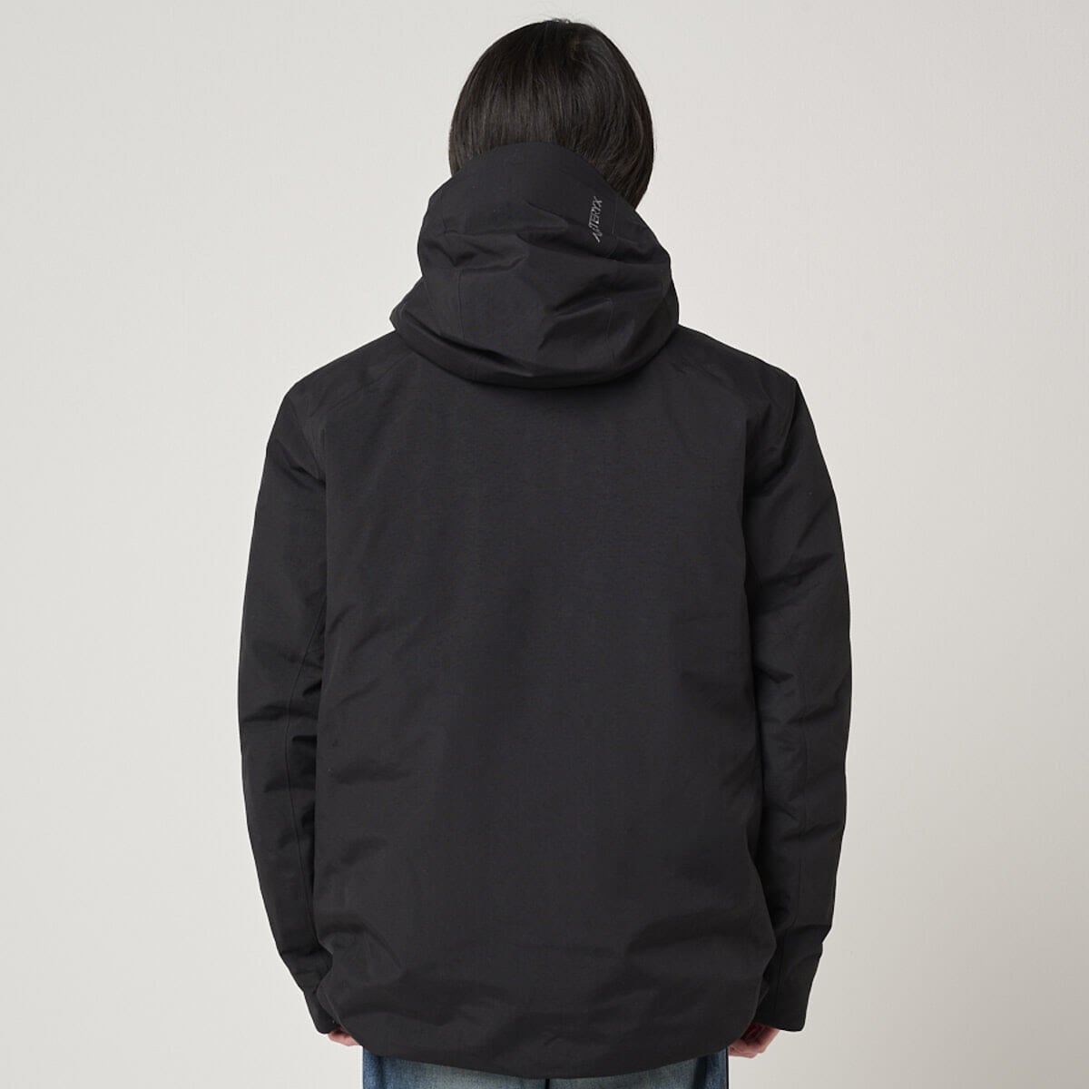 アークテリクスのサーミー ダウン ジャケットの着用のバック