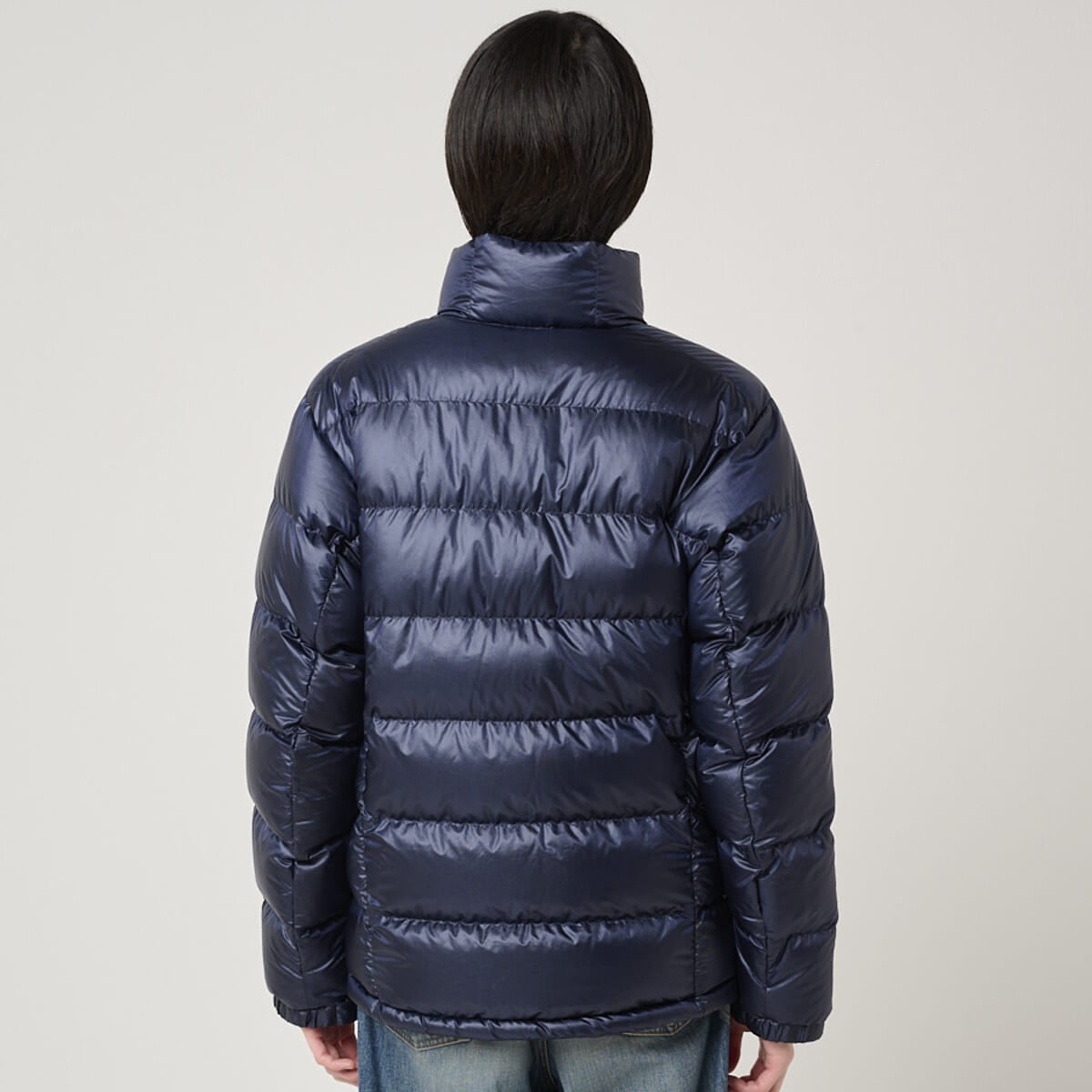 モンベルのアルパインダウン ジャケットの着用のバック