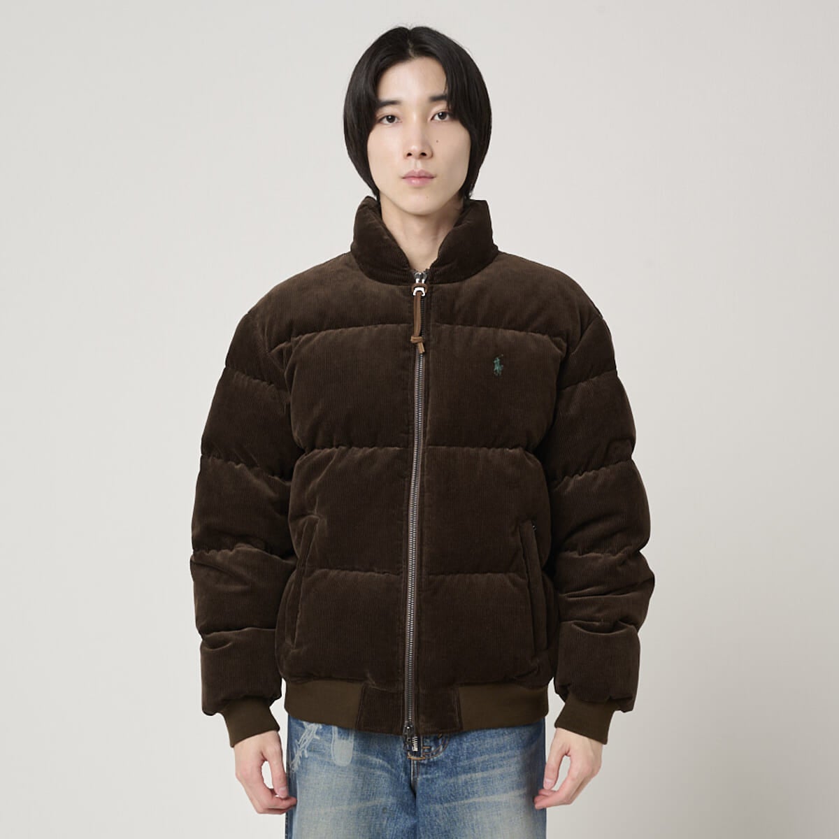 「ポロ ラルフ ローレン」で買うべき最強ダウン／コーデュロイ ダウン ジャケットの着用