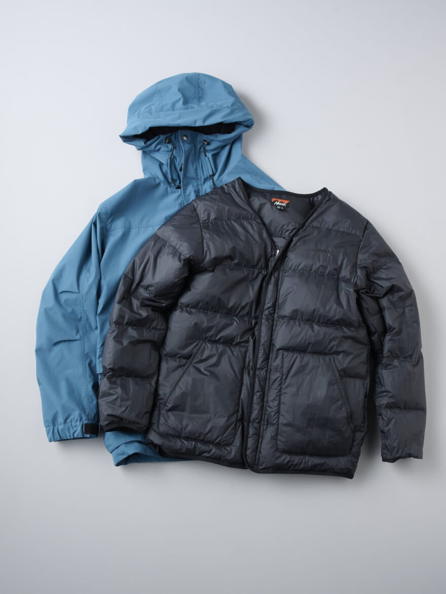 ナンガの新作ダウン HINOCO DOWN 3 in 1 JACKET ダウンジャケット 取り外し