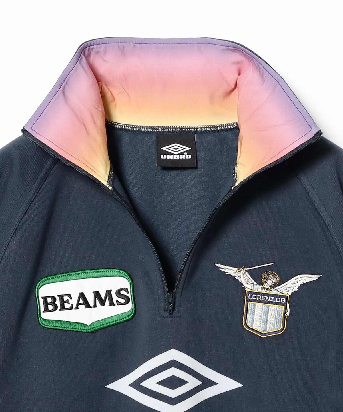 LORENZ.OG × UMBRO × BEAMS Half-Zip Sweatshirt 3