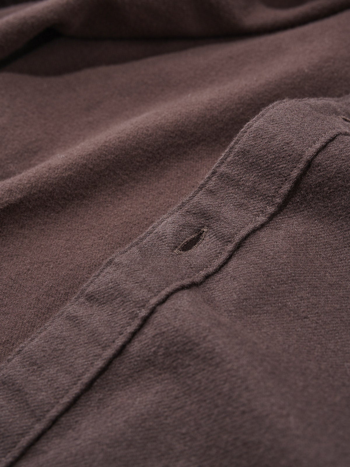 無印良品 MUJI 暖品 紳士 両面起毛 フランネル長袖シャツ