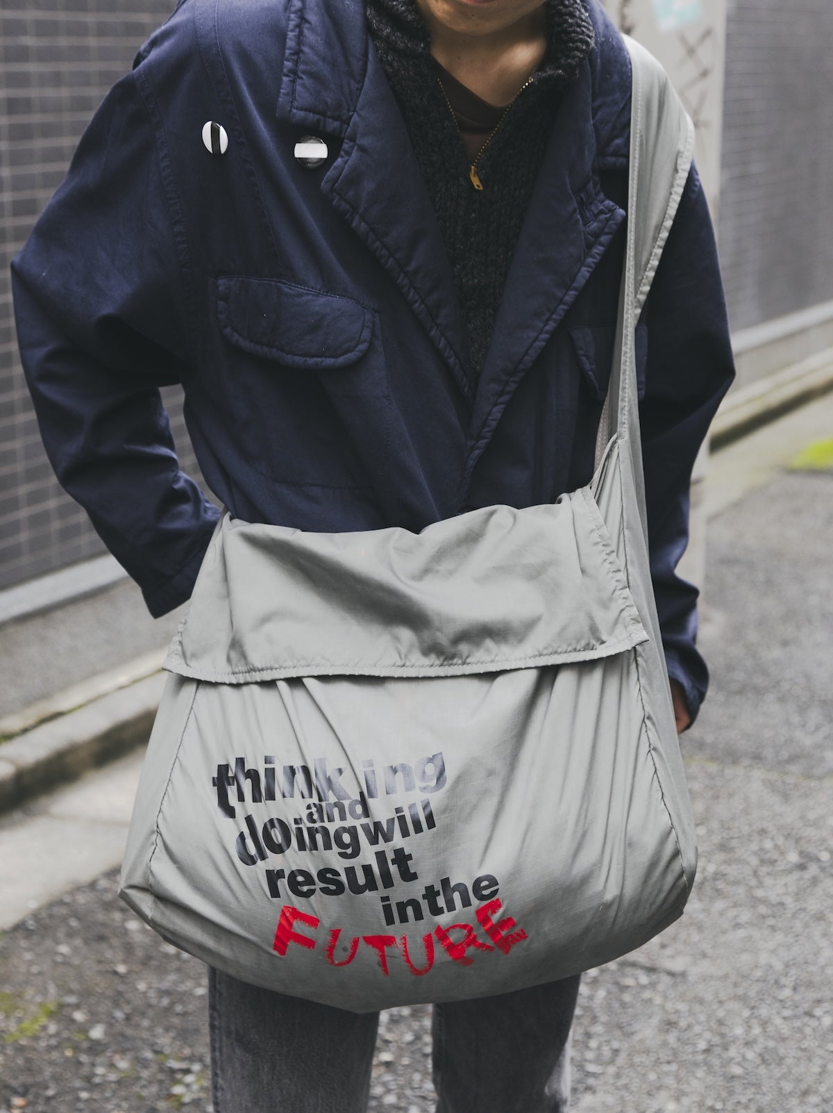 OLTA・橋本哲平さんの冬スタイル バッグ