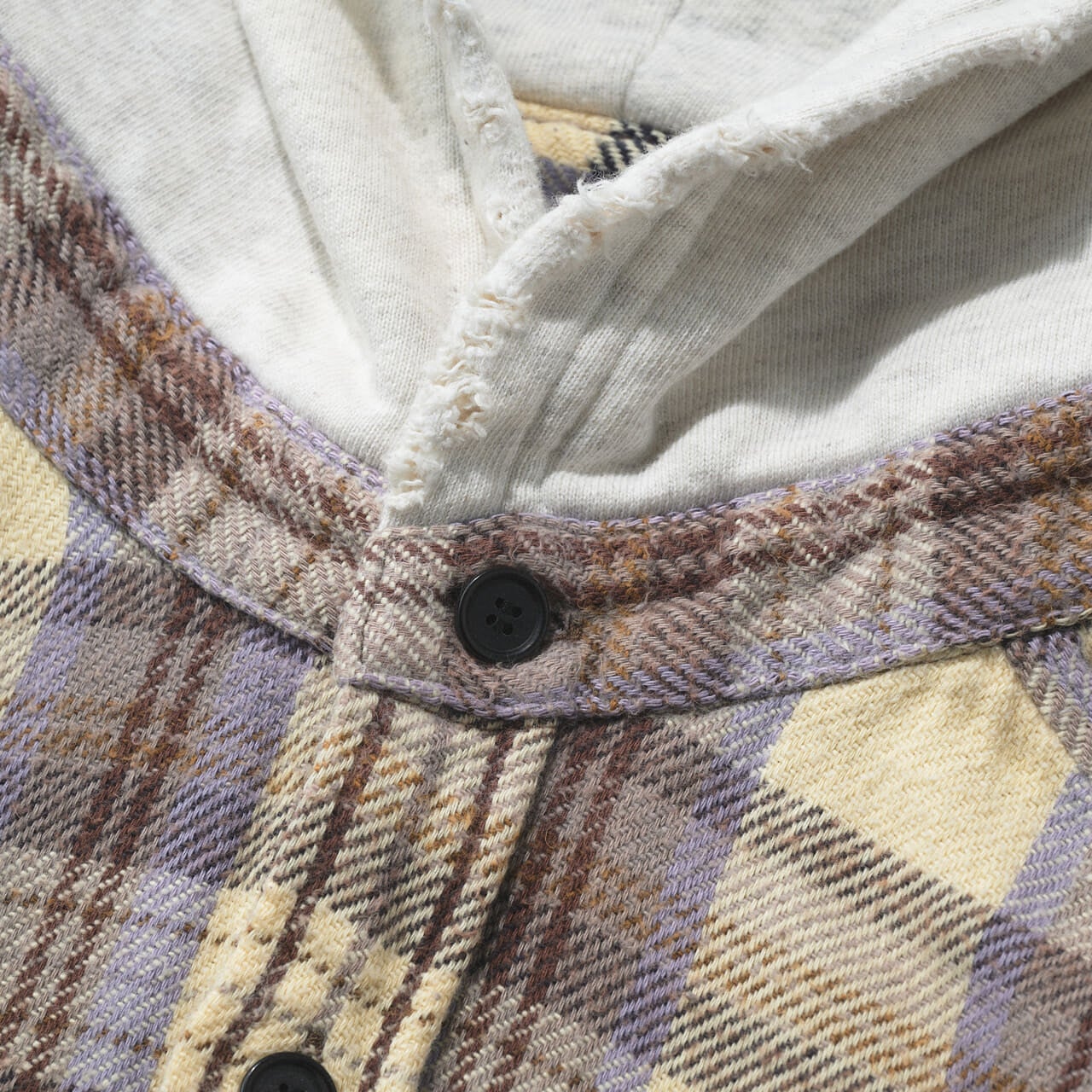 エディターが買ってよかった「アンセルム」のフードつきチェックシャツのボタン