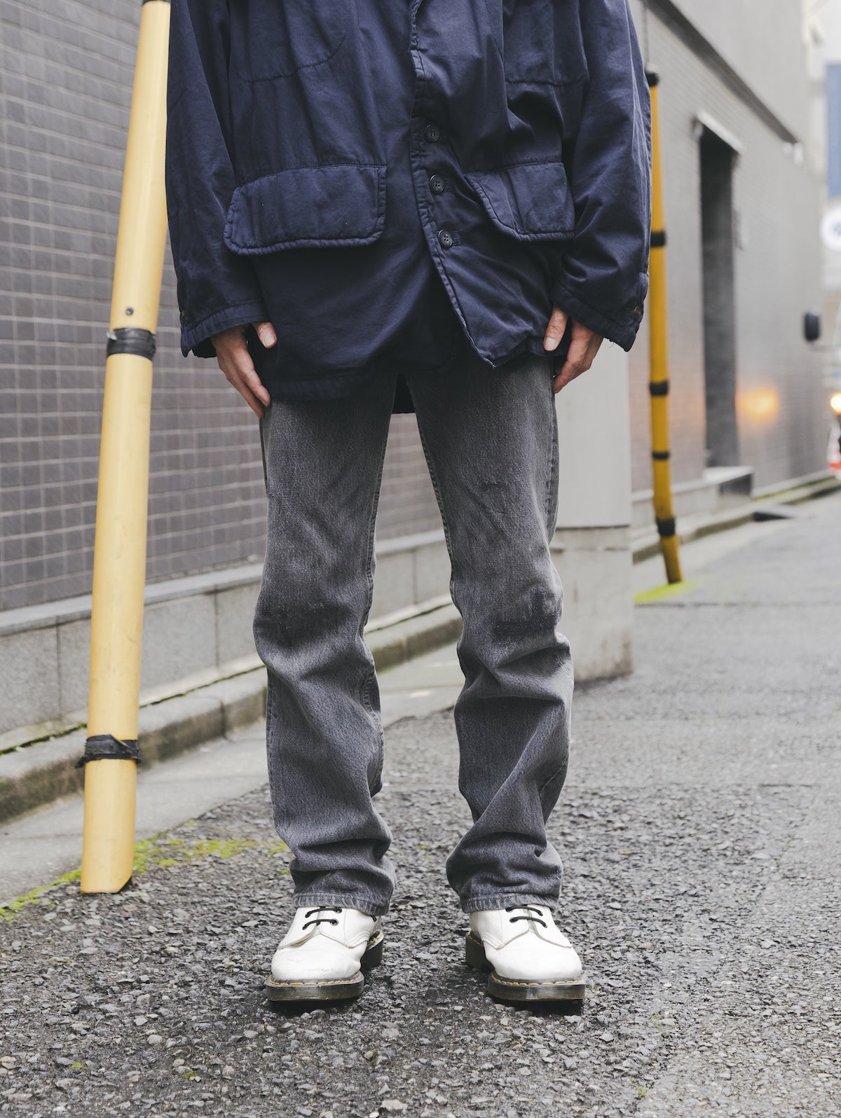 OLTA・橋本哲平さんの冬スタイル リーバイスのジーンズ