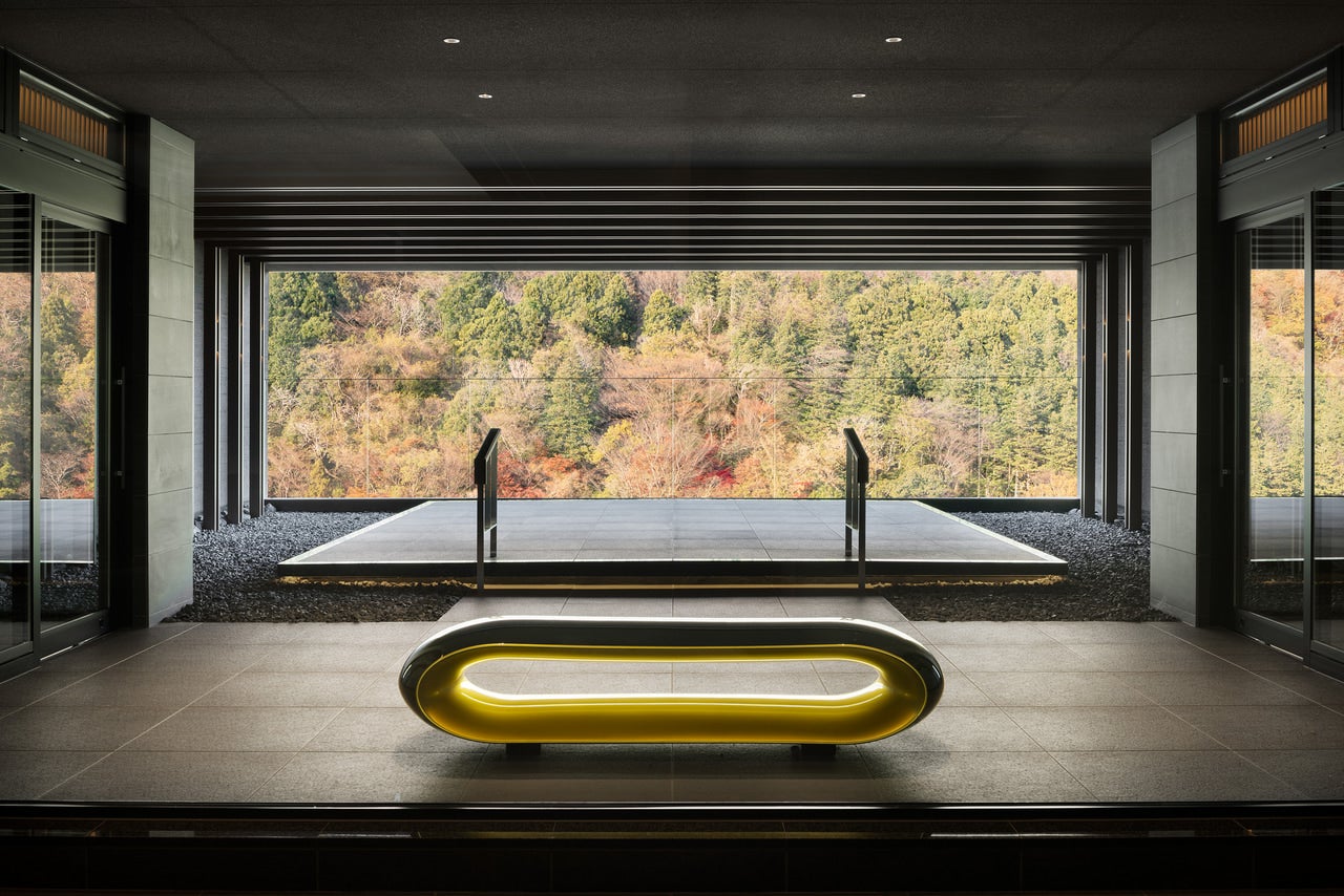 箱根 おすすめ宿 客室ロテン温泉風呂付『はつはな』展望テラス