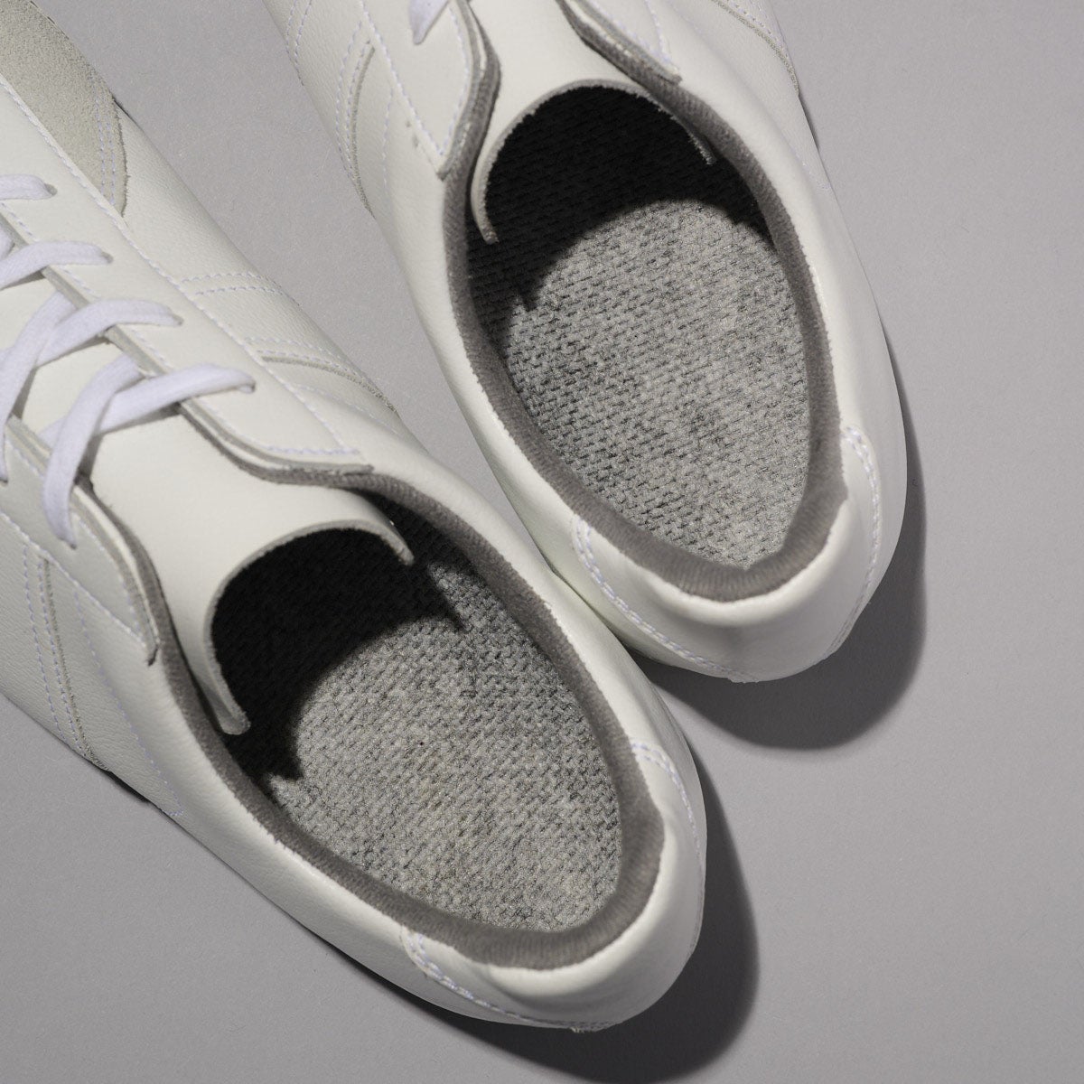 ジャーマン トレーナーの新作白スニーカー &nbsp;GERMAN MILITARY TRAINER ジャーマントレーナー【1700LUX】のアッパーのインソール