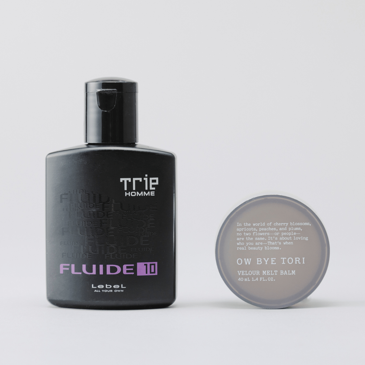 ミルボンのバームとトリエのジェル