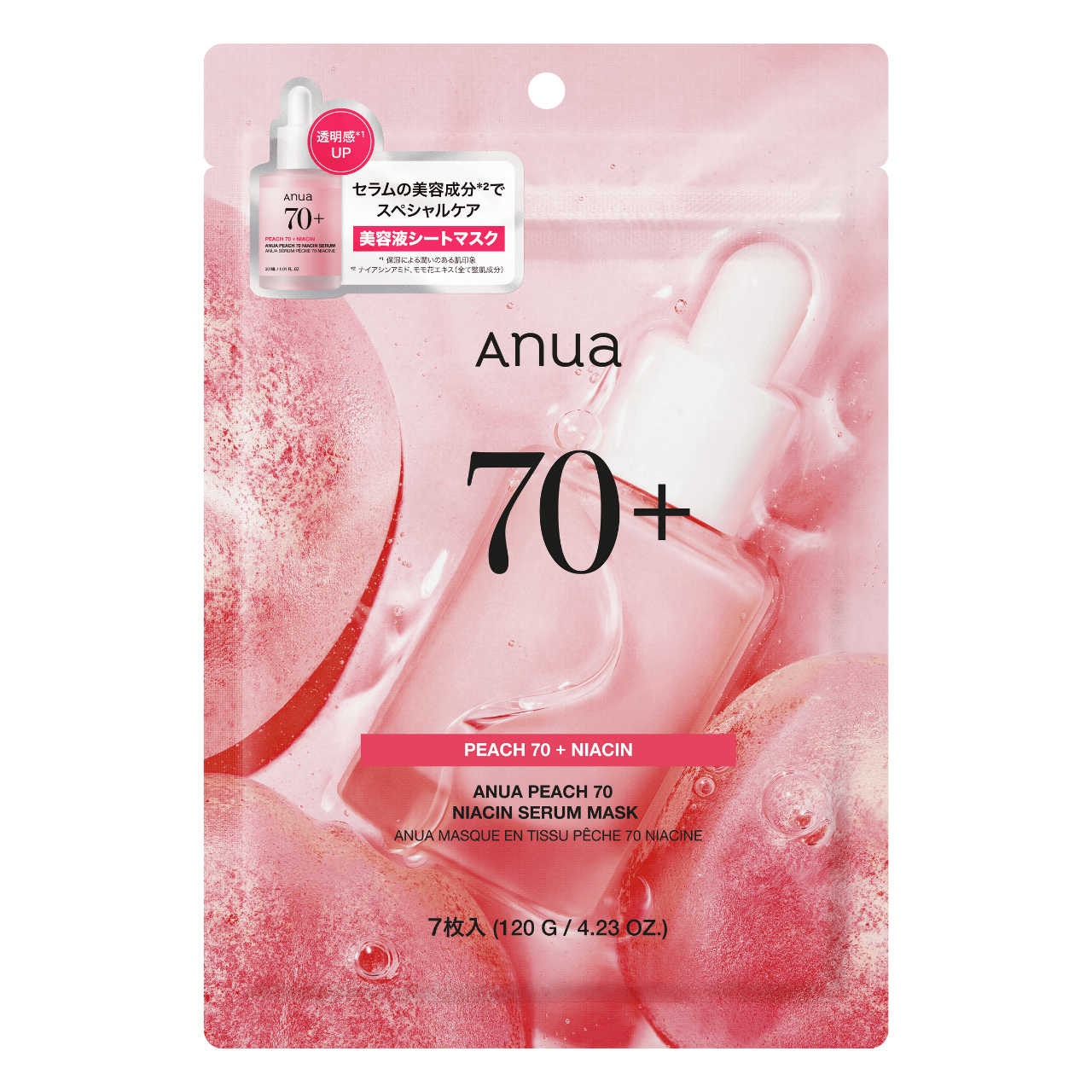 anua モモセラミドマスク