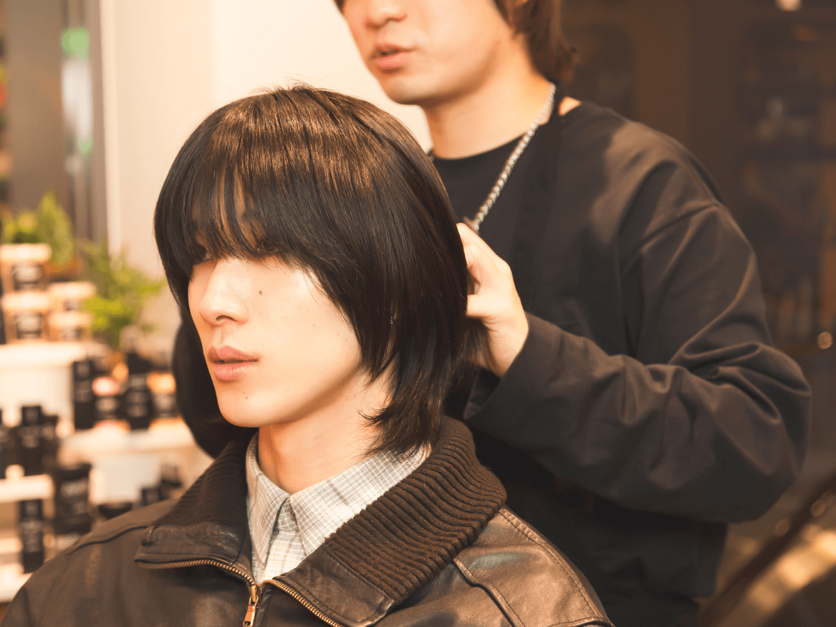 lush spa新宿 ヘアラボ体験 カウンセリングの様子