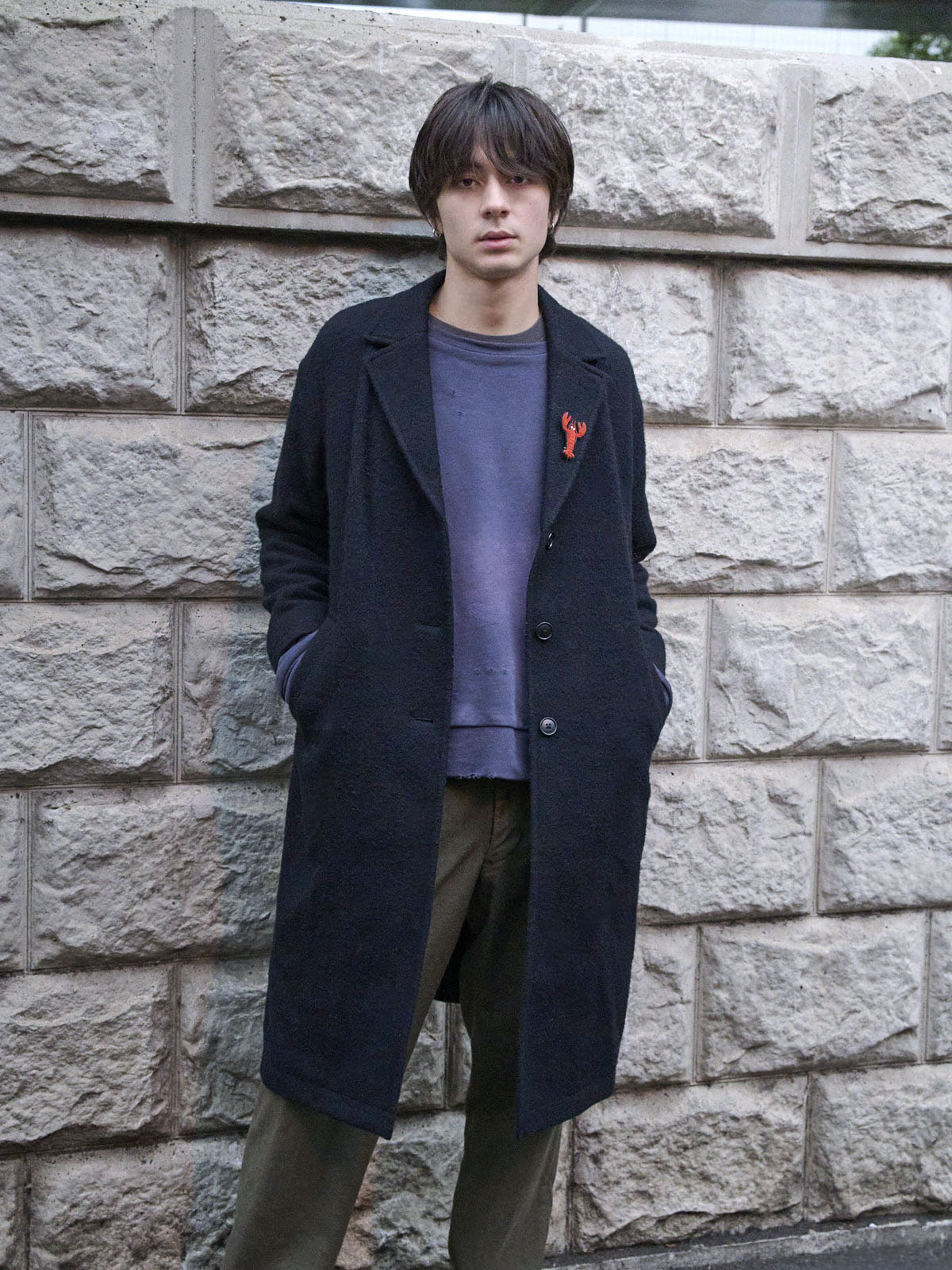 松岡光の冬の私服コーディネート＿上半身カット