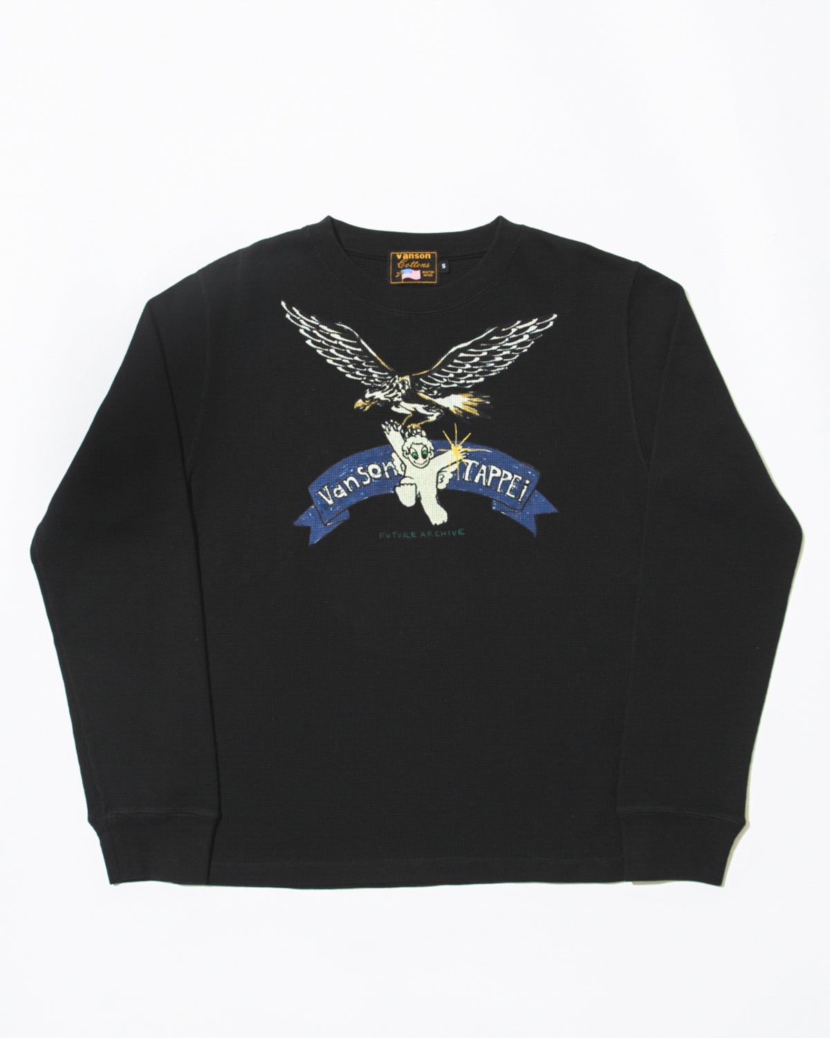 『Thermal Long Sleeve T-Shirt』　黒