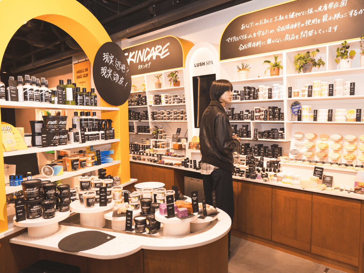 lush spa新宿 店内の様子