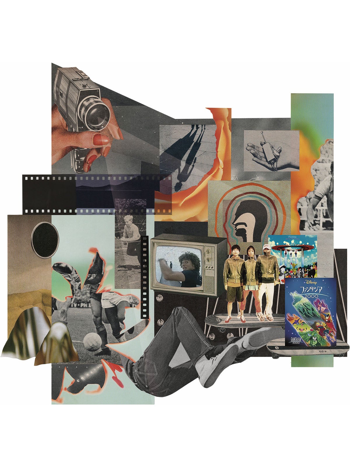 Peterparker69二人のクリエイションに影響を与えたアーティストや好きなものをコラージュ