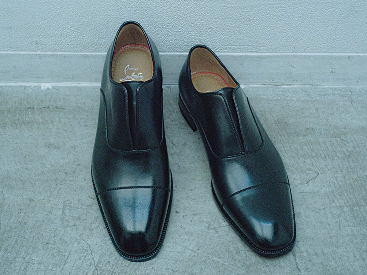 クリスチャン ルブタンの革靴