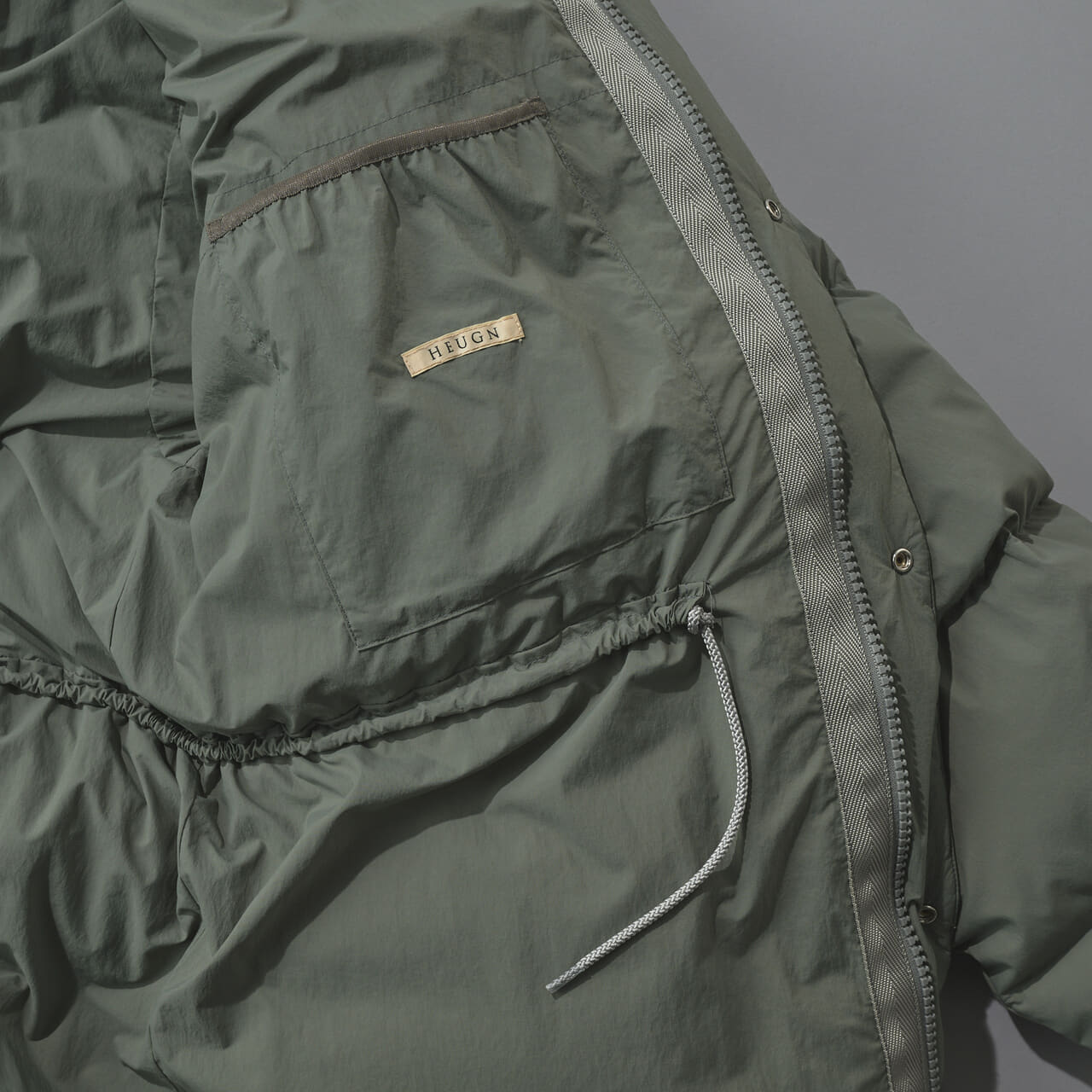 ユーゲンのダウン “Clyde” Hokkaido Exclusive Down Jacket -COAT086HD-の裏地