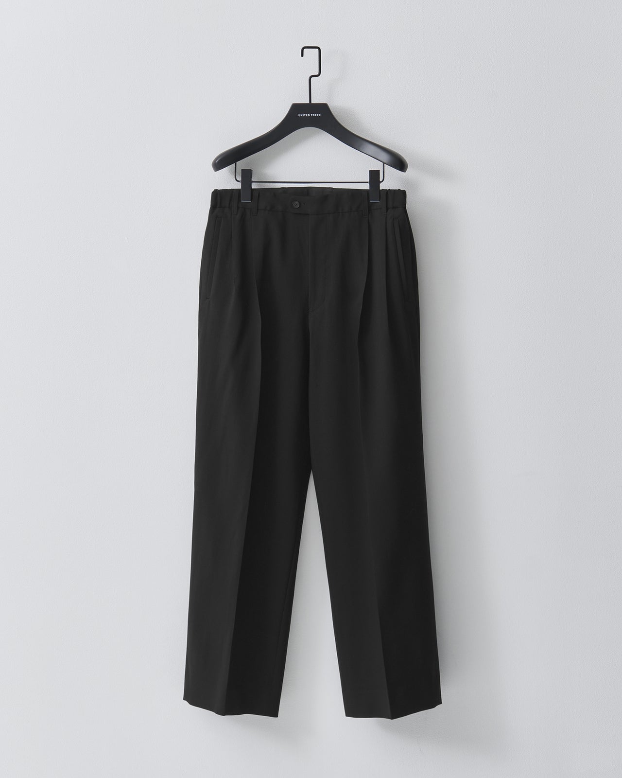 Super120s ZEROTORIA PANTS　ブラック