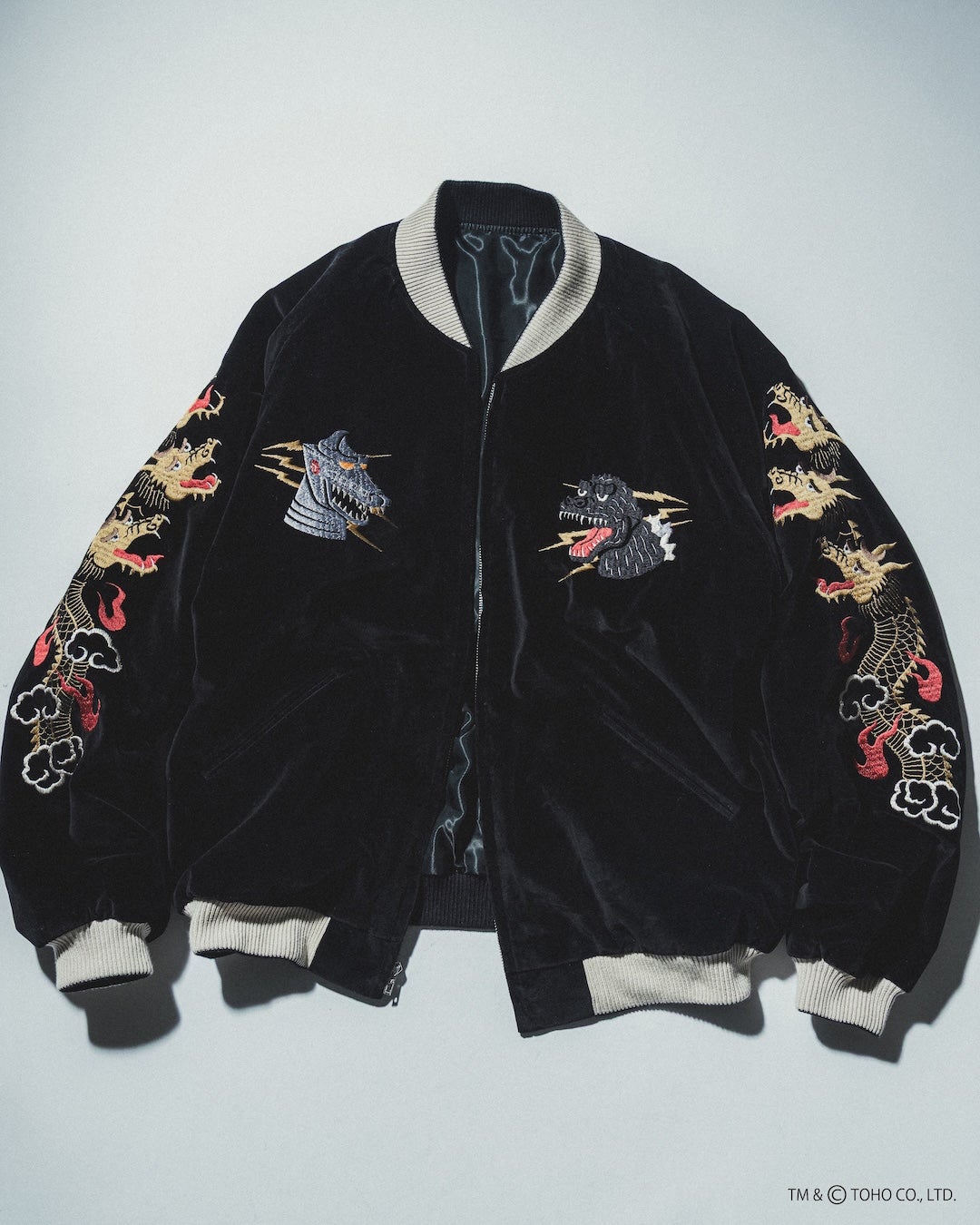 テーラー東洋×BEAMS JAPAN 『GODZILLA』スカジャン 正面