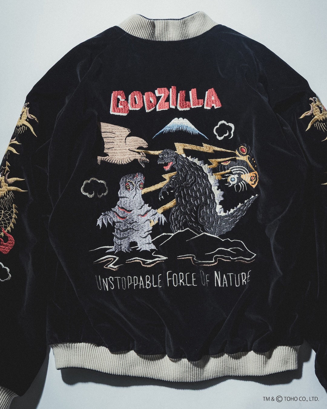 テーラー東洋×BEAMS JAPAN 『GODZILLA』スカジャン バック