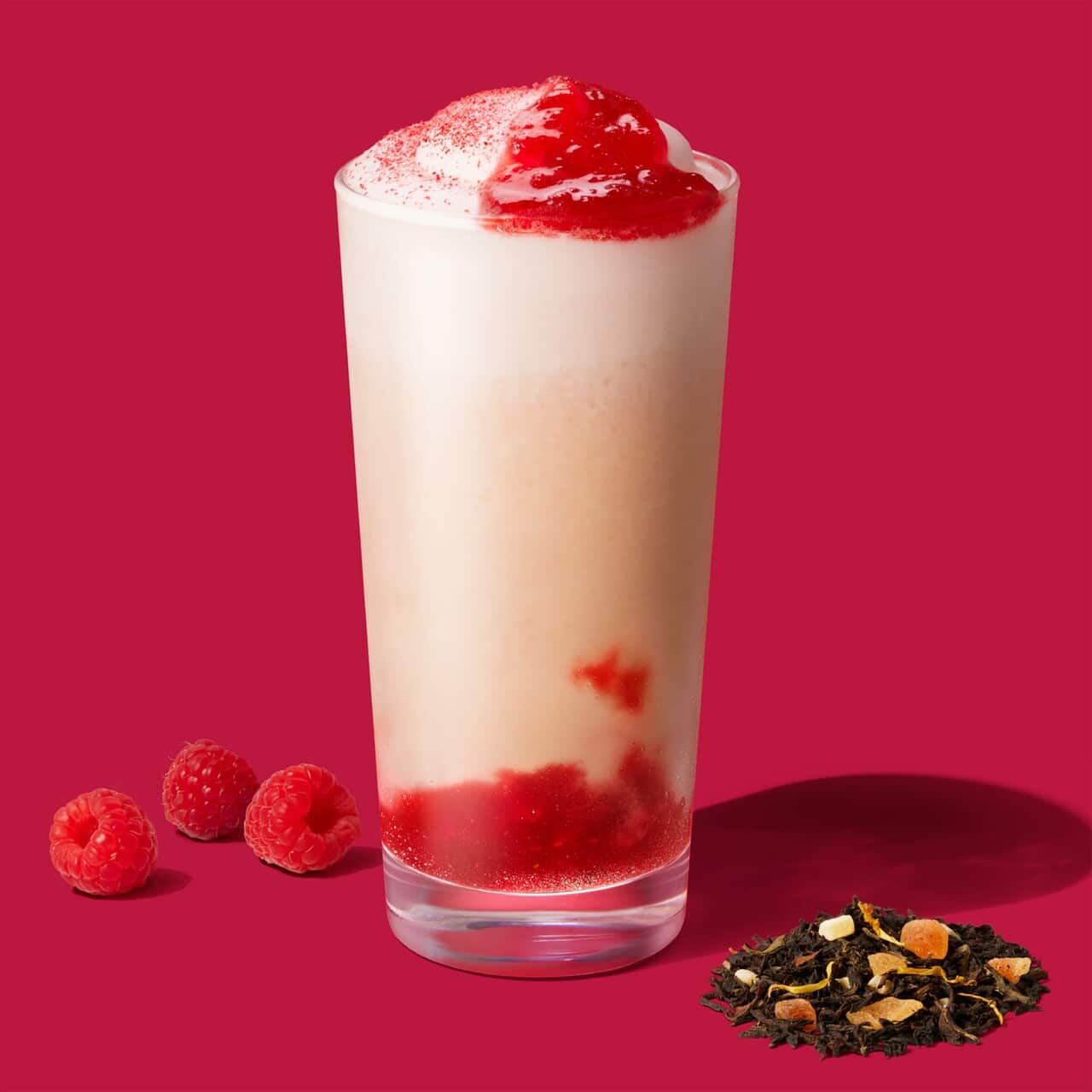 スタバ全国24店舗限定「レッド ラズベリー & ジョイフルメドレー ティー フラペチーノ®