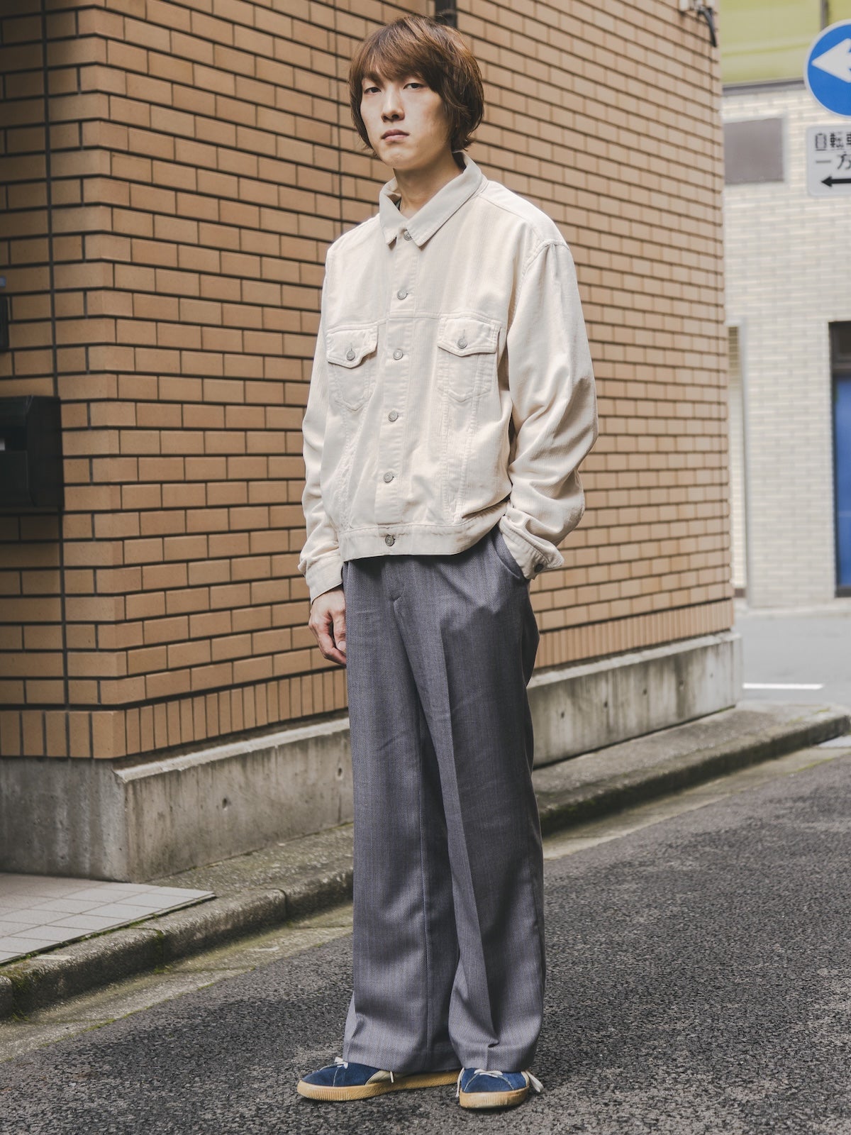 そそ・中澤僚基さんの冬ファッション 全身