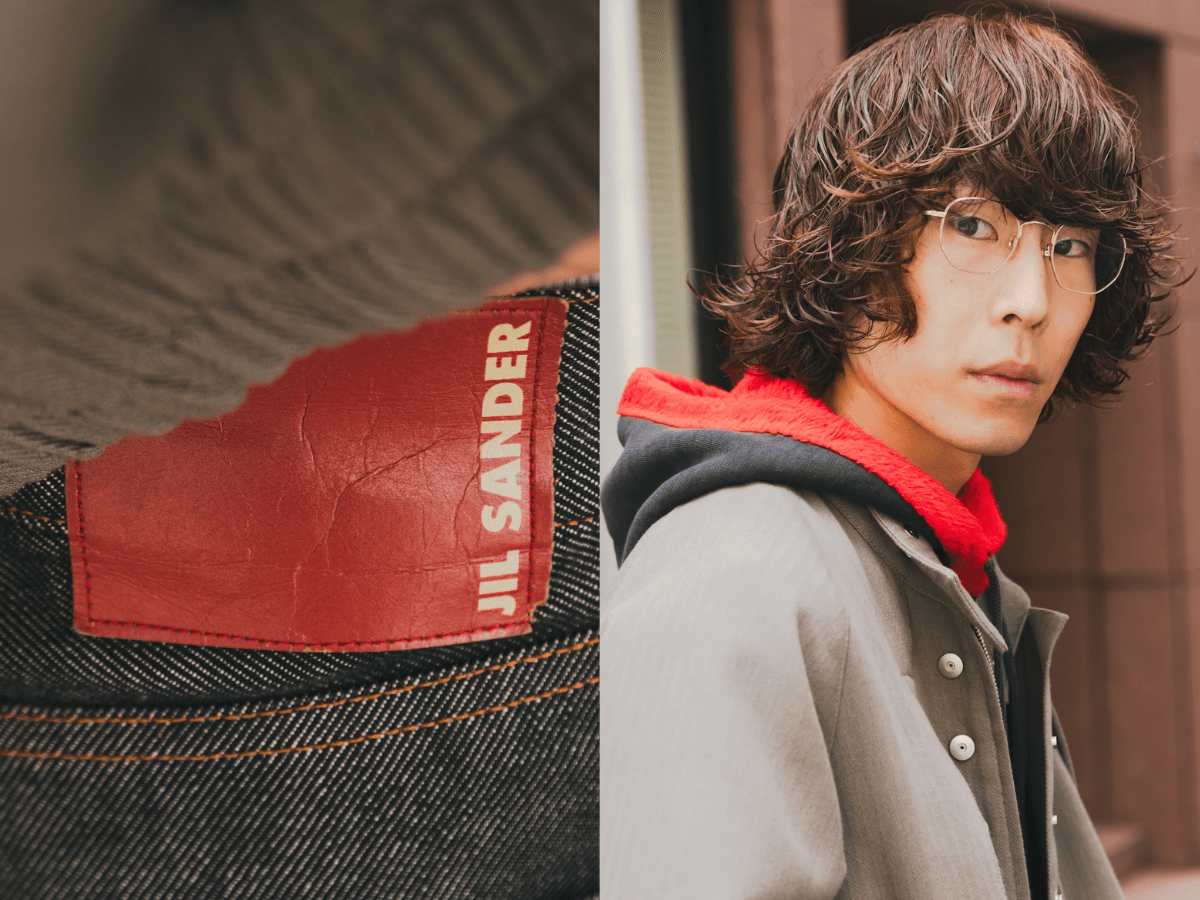 「ジル サンダー」のジーンズは上品さとモード感を兼ね備えた優秀アイテム！ バランス重視なパーマスタイルはカラーで差をつけて【おしゃれな人の冬ヘアとファッションSNAP！】