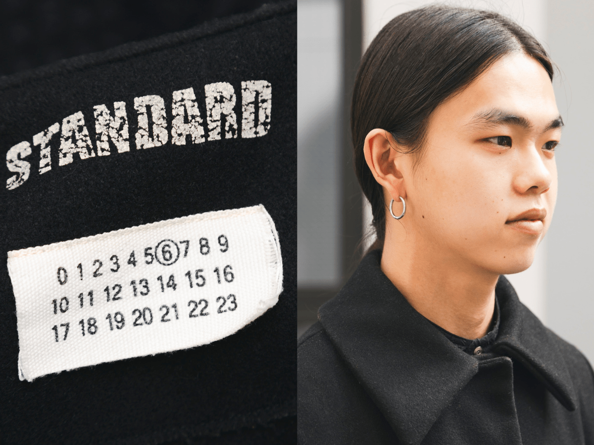 モードな黒コーデの主役には「MM6 メゾン マルジェラ」のアウターを。7年間揺るがないヘアスタイルが雰囲気に奥行きをプラス【おしゃれな人の冬ヘアとファッションSNAP！】