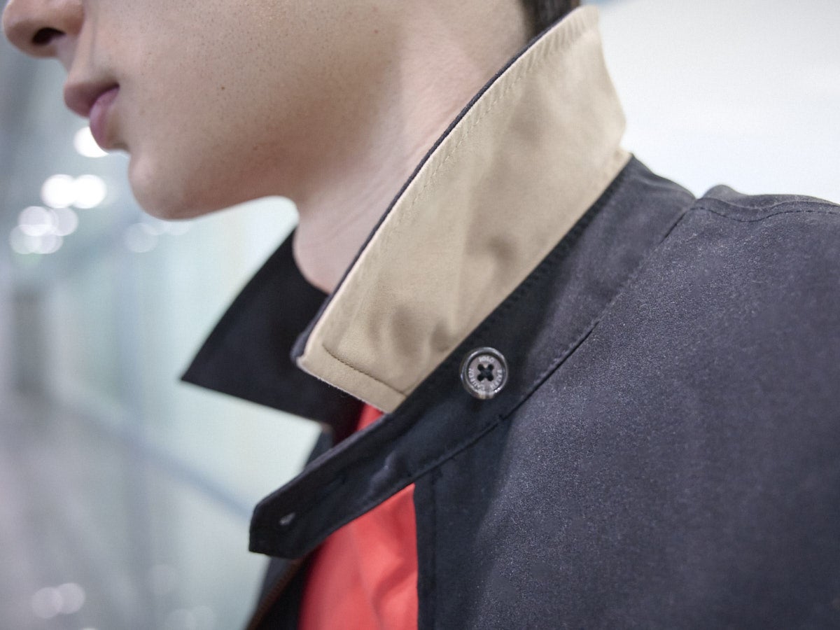 ポロ ラルフ ローレンのジャケットの立てた襟