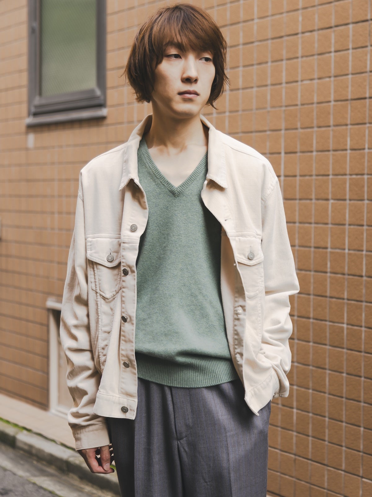 そそ・中澤僚基さんの冬ファッション 上半身